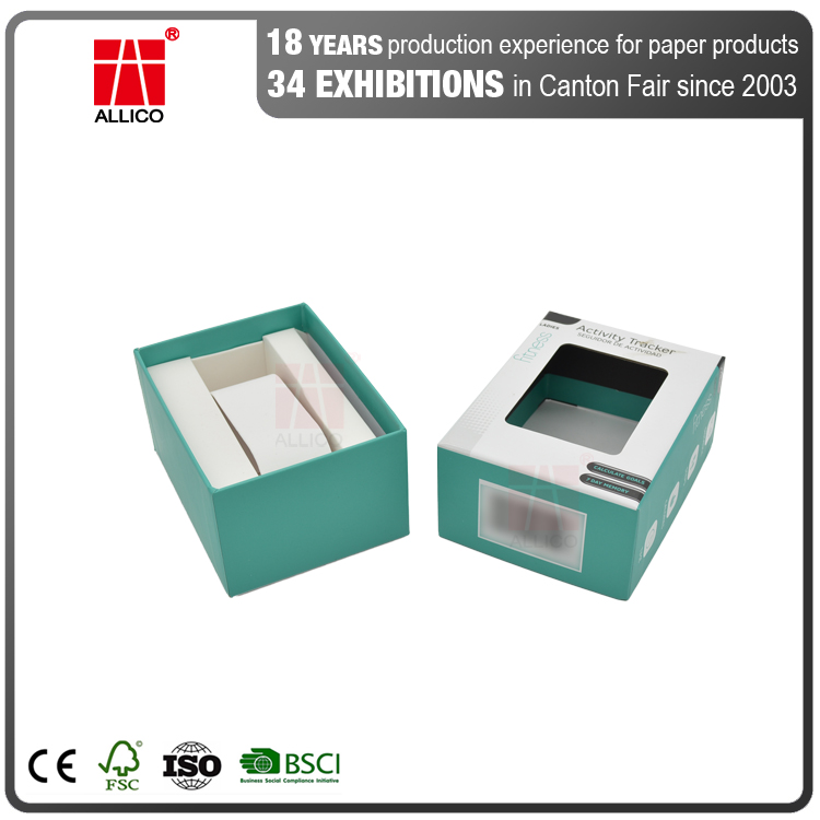 ALLICO Custom Colorful Printing Display Cardboard Gift Paper Box With Lid And Base