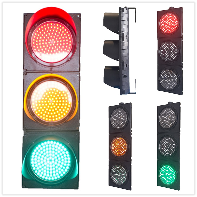 100MM 200MM 300MM 400MM 500MM 3-Section RYG Ball Traffic Signal Light