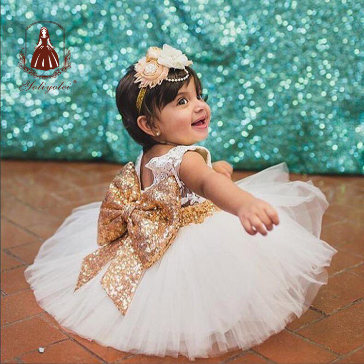 baby girl fancy wedding dress