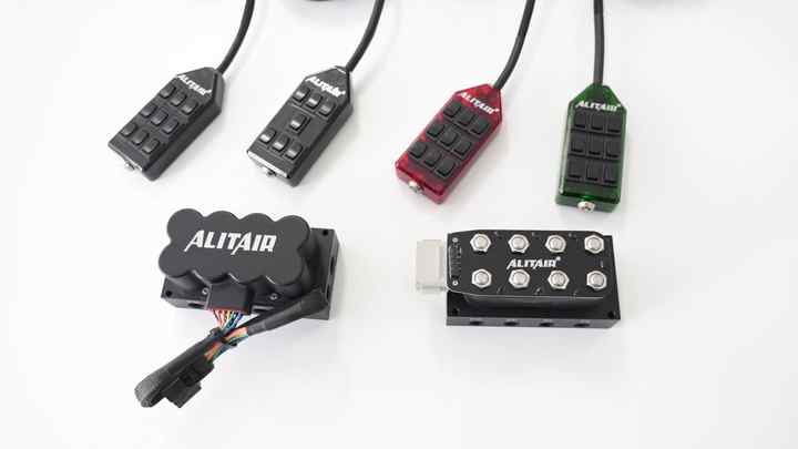 Air Ride Buttons ALITAIR Factory Air Ride Suspension Kit 7 or 9 Control Button Air Ride ...