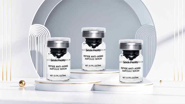 Seek Pretty Face Acne Winkle Hair Scalp Moisturizer HA stem Cell  Niacinamide Copper Serum Facial Serum Ampoule Home Kit
