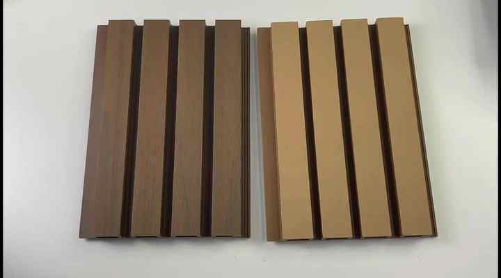 Waterproof Fireproof WPC Fluted Wall Panel for Indoor/Outdoor Use ...