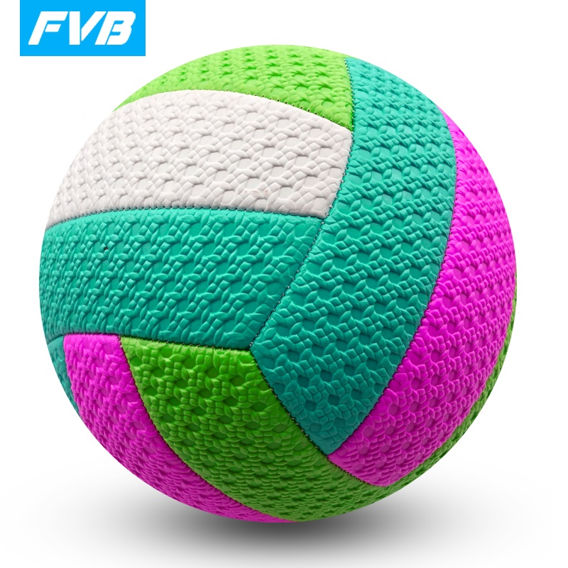 FVB новая текстура флуоресцентный супер про Мягкий сенсорный Волейбольный мяч Размер 5 с рекламным логотипом