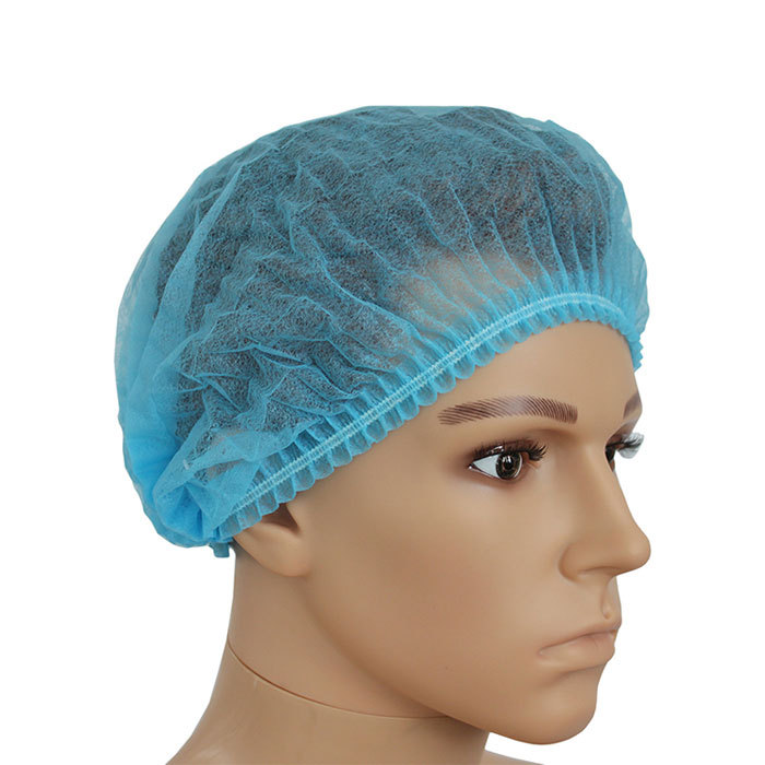 PP Bouffant Cap GB15979-2002 Disposable Mob Cap for Hospital Nurse Food Industry