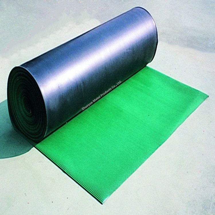 行人垫aro防滑橡胶地垫的道路安全保护绿色橡胶地板 - buy rubber