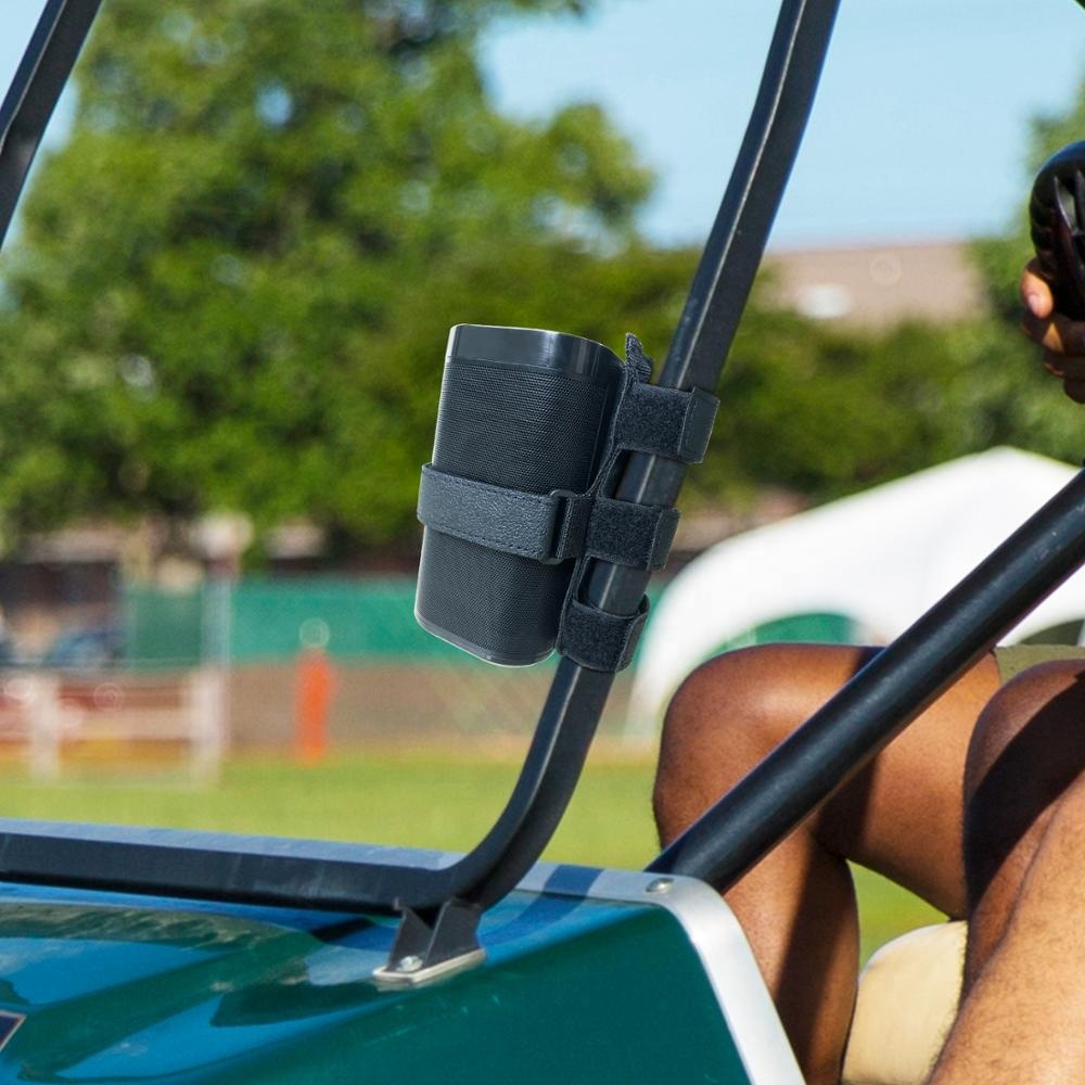 Портативное крепление динамика для гольф-карт аксессуары-Регулируемый ремешок подходит для беспроводных динамиков Bluetooth