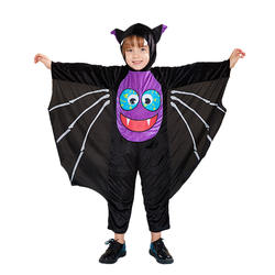 New Arrival Halloween Color Bat One Piece Suit Vampire Cape Suit Stage Performance Costume School Performance