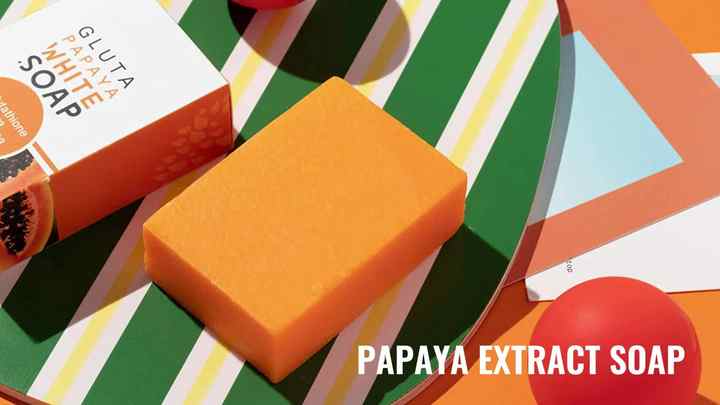 papaya glutathione soap Custom Handmade Papaya Extract Whitening Soap for Kojic Acid