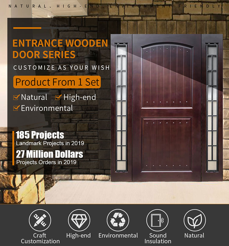Modern House Exterior Double Door main entrance Door Villa Entry Front Door Design