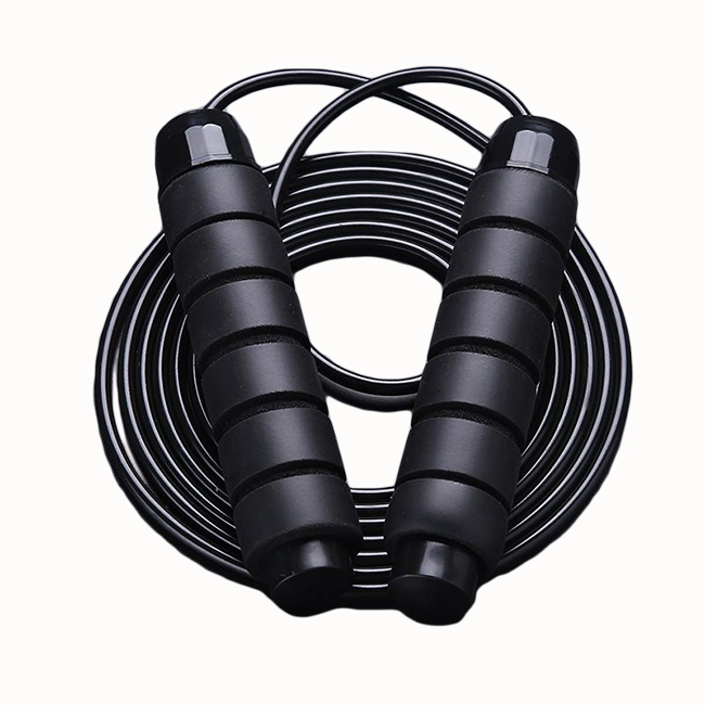 Не допускает перехлестывания шнура Скакалка для занятия спортом дома Губка Ручка Регулируемая тренажерная дома Портативный Скакалка проволока из нержавеющей стали