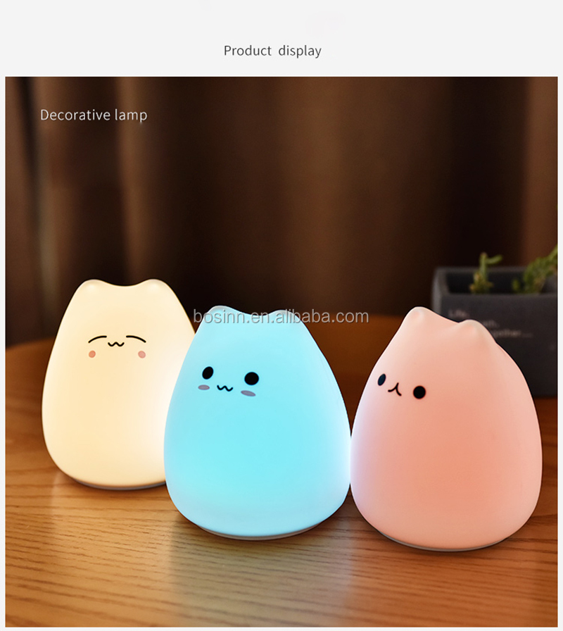 Lámpara 3D De Levantamiento De Pesas - Luz Nocturna Con 7 Colores Y Control Táctil USB