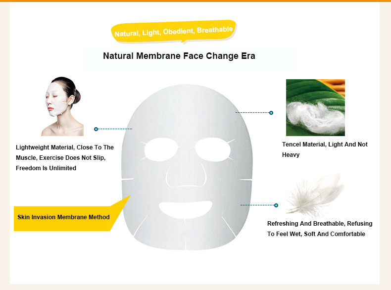 OEM Promasks Natural Organic Skin Care Enzyme Active Water facial Sheet Mask