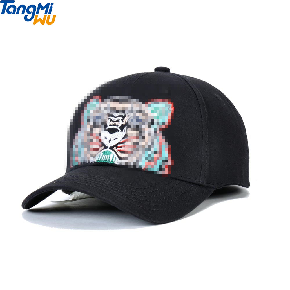 Оптовая продажа, хлопковая черная брендовая модная Высококачественная бейсбольная кепка 99 г с вышивкой для мужчин