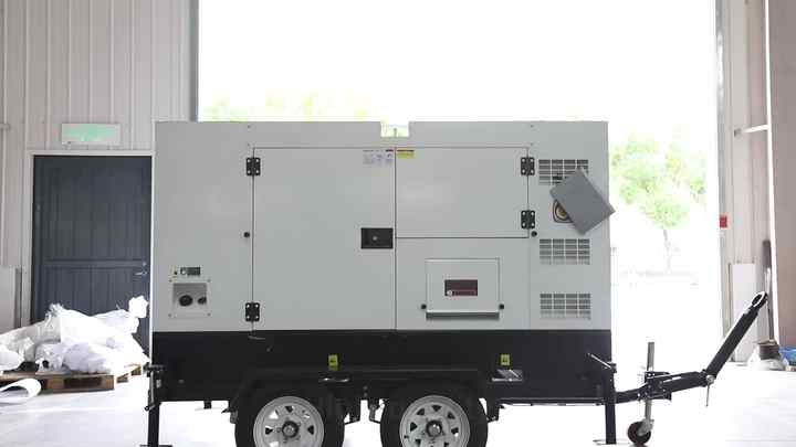 Mobile Genset Powered by Yangdong Engine 50KVA/40KW Trailer Type diesel ...