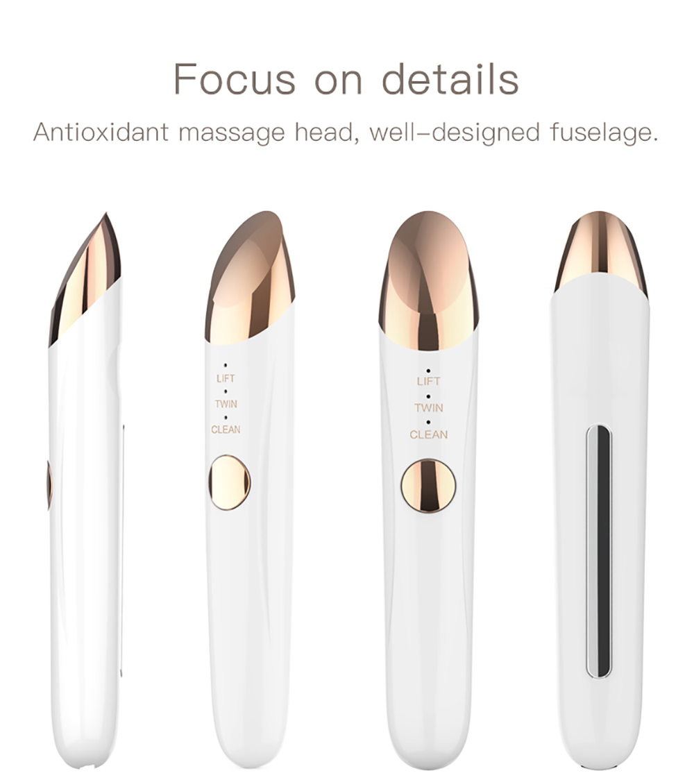 Удаление морщин и темных кругов под глазами Вибрационный снимают усталость глаз массажер мини электрический глаз и губ Массажная ручка