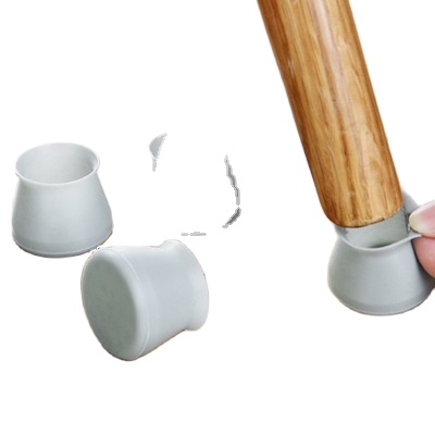 Оптовая продажа, силиконовый чехол для ножек стола и стула, розовый, белый, серый, защитный чехол для стола и стула, нескользящий чехол для ножек стула