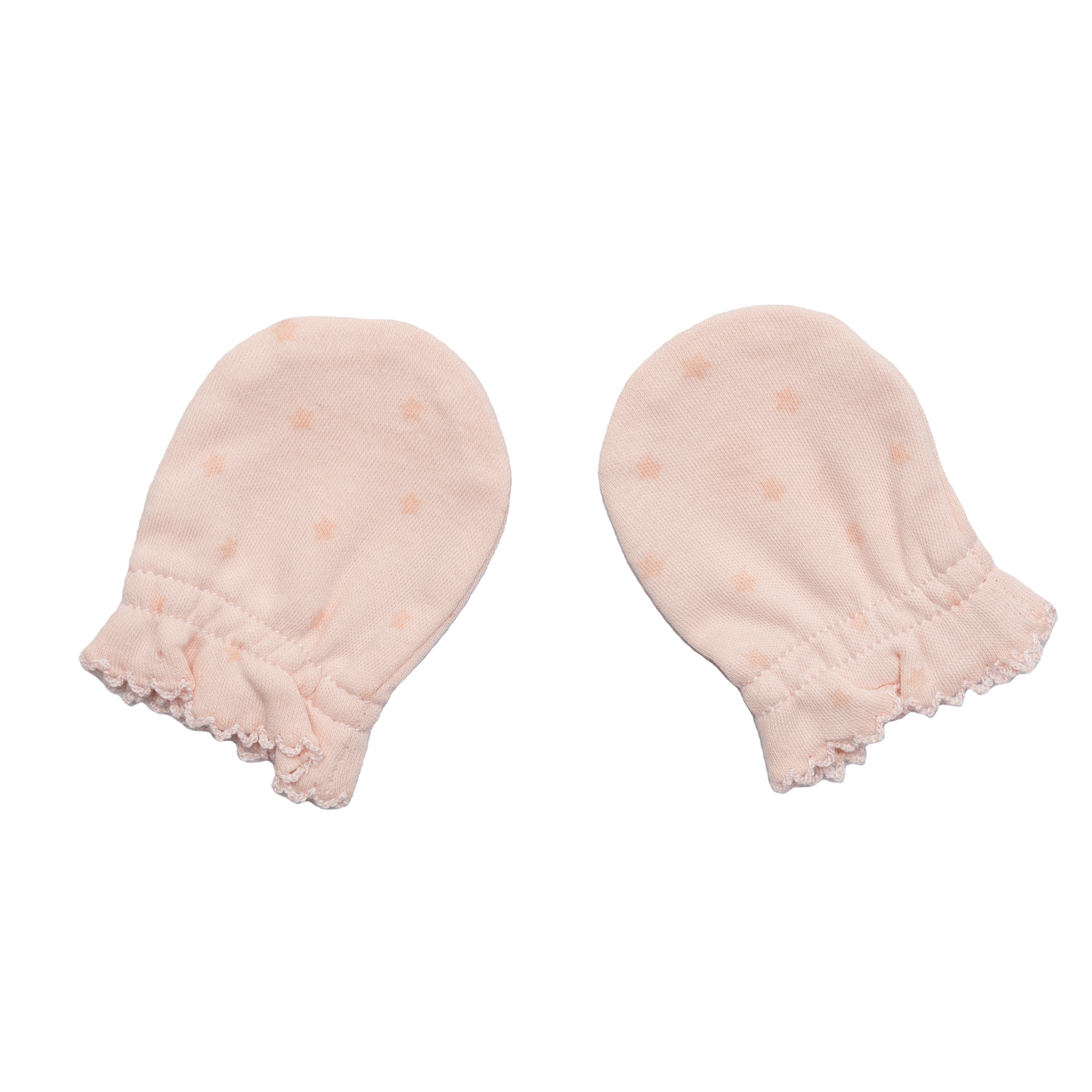 Подходящие детские перчатки из органического хлопка с изображением животных, перчатки для новорожденных