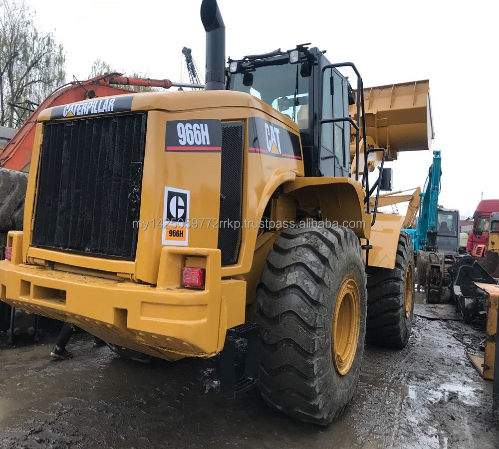 Б/у колесные погрузчики caterpillar 966H 950E D H 936E H 980H G, оригинальный японский двигатель 966h, высокая мощность