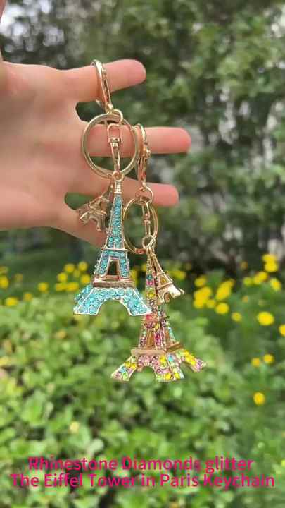 Wholesale Vintage Style Crystal Rhinestone Diamonds Eiffel  display picture 3
