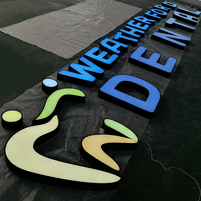 LED PROJECTION BOXOUTDOOR WATERPROOF SHOP SIGNVINYL GRAPHIC