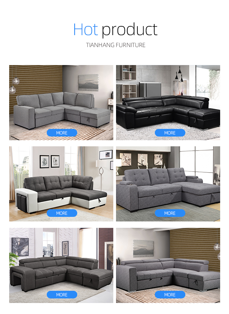 Sofa set designs Corner sofa bed foldable plastic leg Customizable living room sofa shape living room