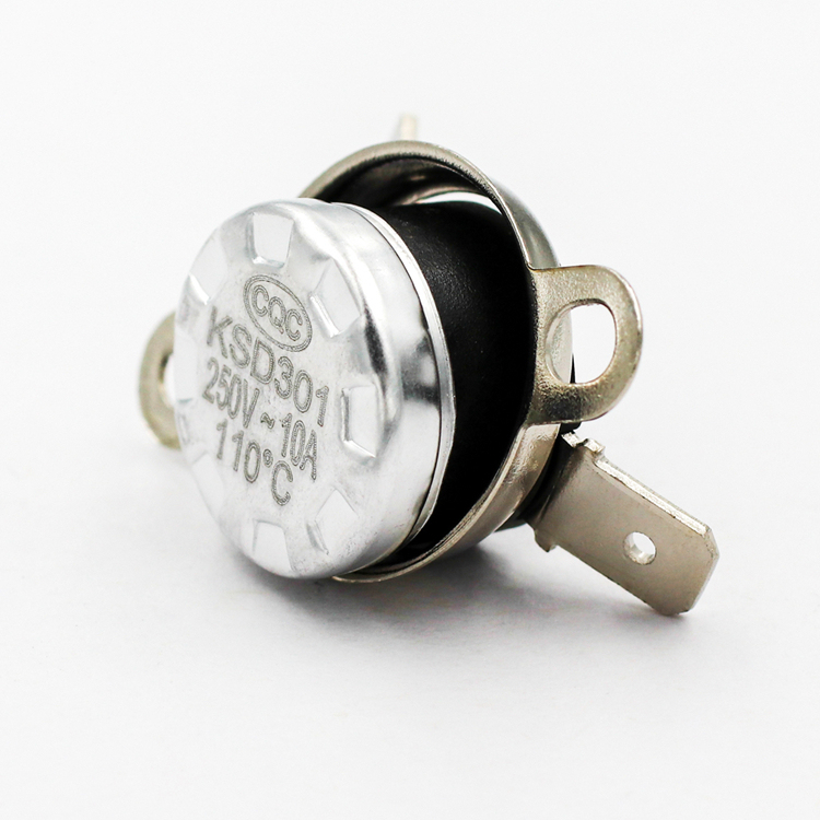 KH Heat Sink Bimetal Thermostats KSD301125 250V 10A Thermostat Thermal Protector Thermal Switch Normally Closed