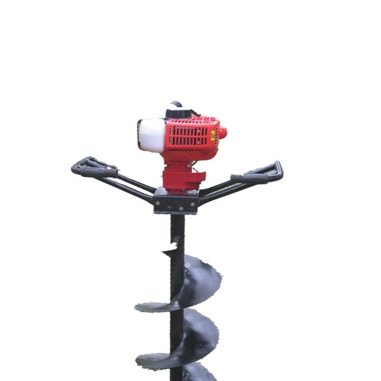 2 Stroke 71cc Earth Auger Post Hole Digger Borer 3*Drill Fence+Extension Pole UK