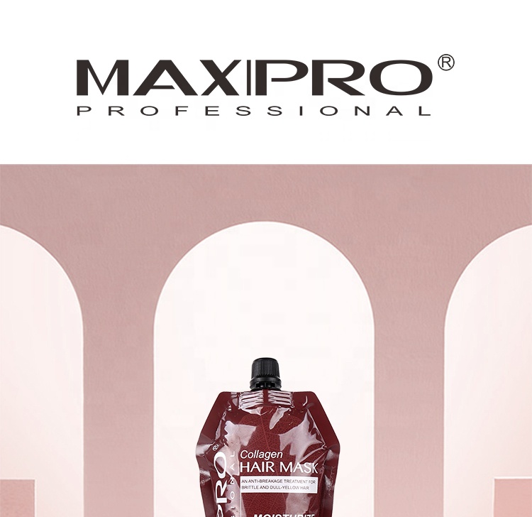 Maxipro оптовая торговля частная этикетка для лечения сухих и поврежденных волос коллагена