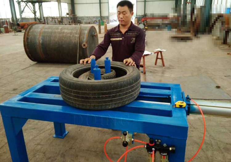 waste tyre doubling packing machine with high efficiency