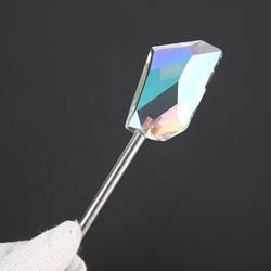 FF006 Shaped Creative Glass Crystal  Fractal Filter Prism for Photography