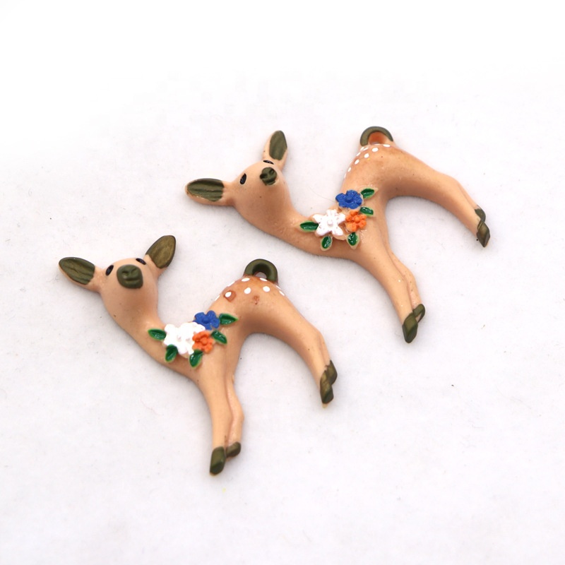 Искусственный олень Sika, сказочные садовые миниатюры, гномы, мох, террариумы, полимерные ремесла, статуэтки для украшения дома