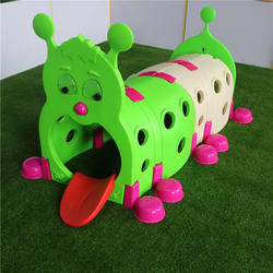 Baby drilling toys entertainment plastic Bug shape tunnel toy
