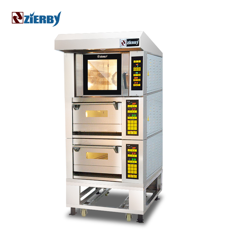 2 палубы 2 лотка Классическая и 4 лотка конвекция Паровая Печь горячего воздуха