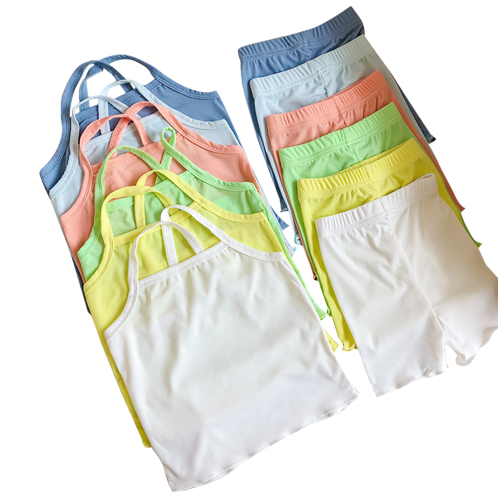 Летний хлопковый топ и шорты в рубчик для маленьких девочек, одежда для малышей из вискозы, комплекты одежды, 100%