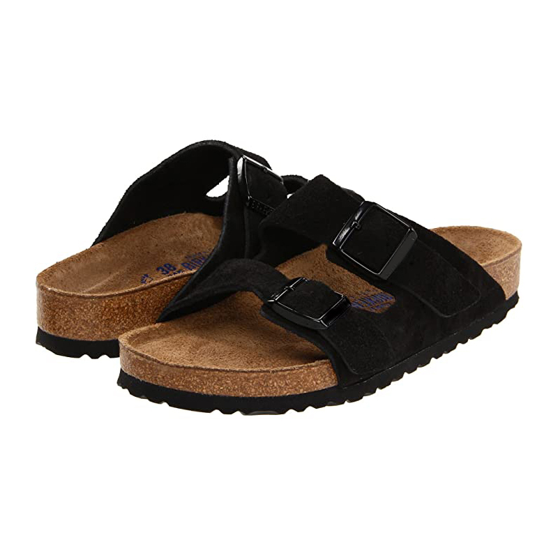 Мужские Пляжные шлепанцы, черные удобные пробковые сандалии, тапочки, лето 2020