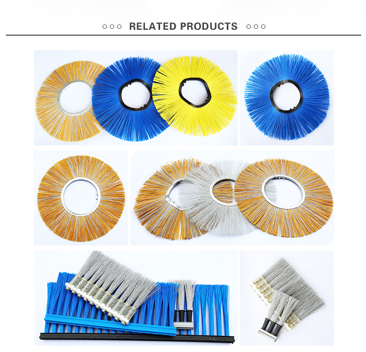PP Bristle Snow Street Road Sweeping Brush Wafer Brush