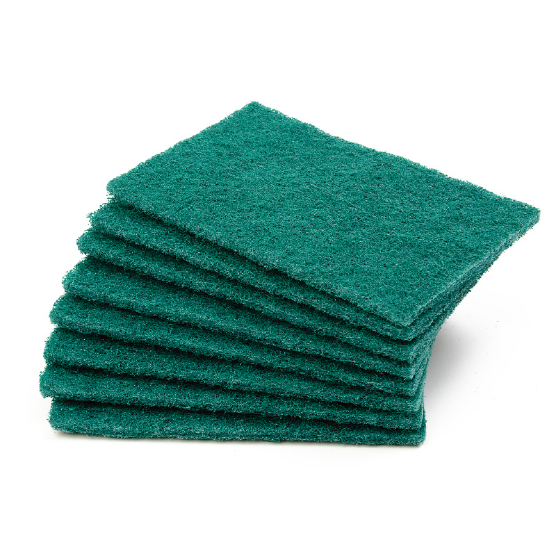 Kitchen  heavy duty cleaning pad abrasive nylon green scouring pad sheets Durable  Cleaning sponge Scourer for Washing Dish