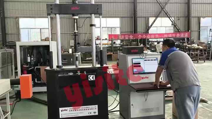 15KN 25KN Hydraulic Servo Dynamic Tensile Compression Fatigue ...