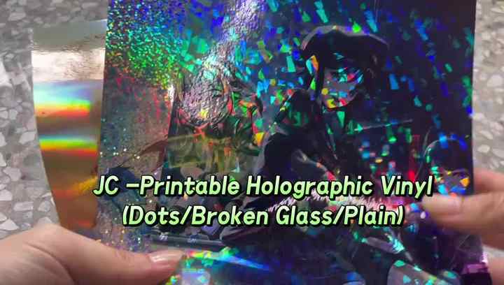 Holographic Laser Eco Solvent Printable Vinyl High Gloss Waterproof for ...