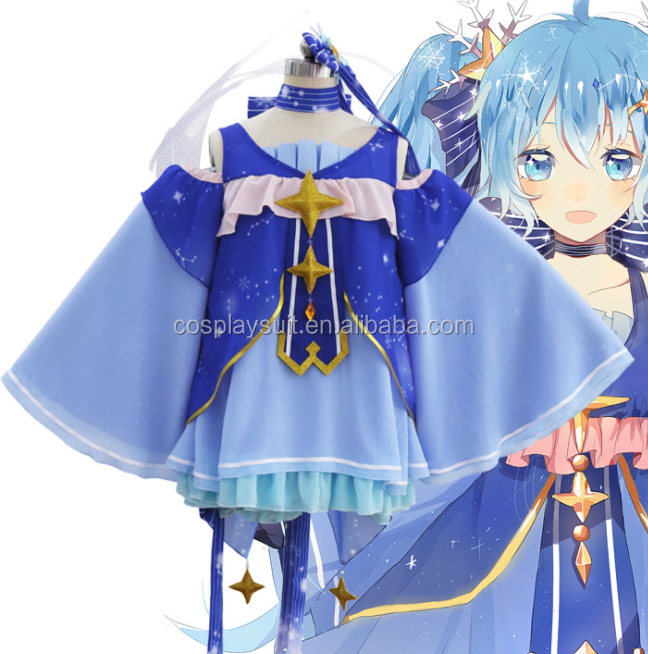 Vocaloid 2 Kaito White/&blue Cosplay Costume Custom Any