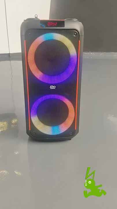 ZQS8263 8-Inch Portable for BT Wireless Party Speaker with RGB LED