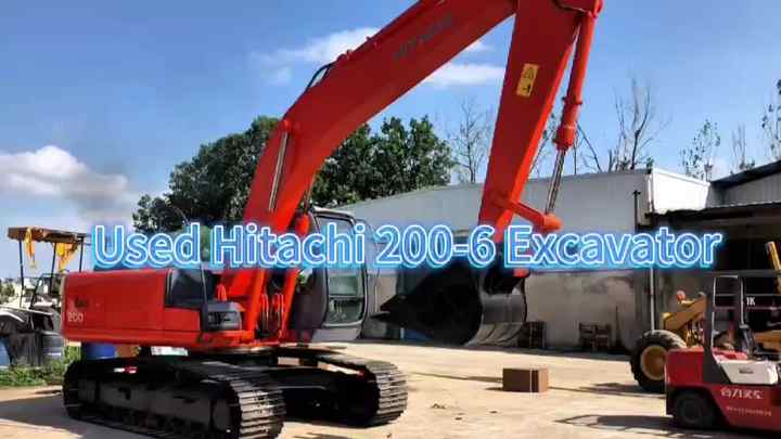 Hitachi Zaxis 200-6 Excavators Japan ISUZU Engine 6 Cylinders