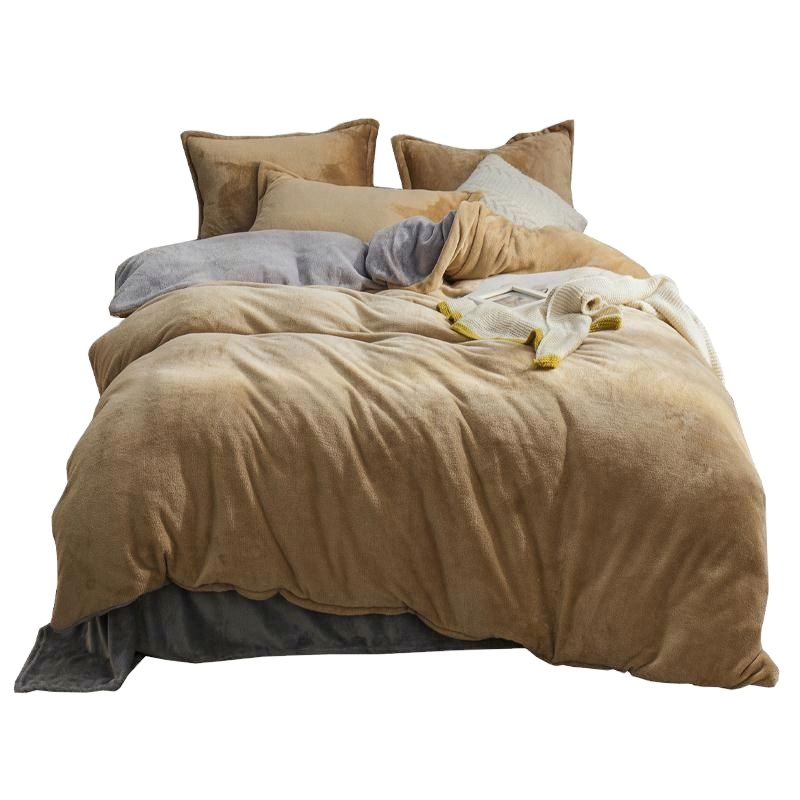 Дизайнерский Королевский размер Роскошный 100% хлопок домашний бархатный флисовый фланелевый набор пододеяльников