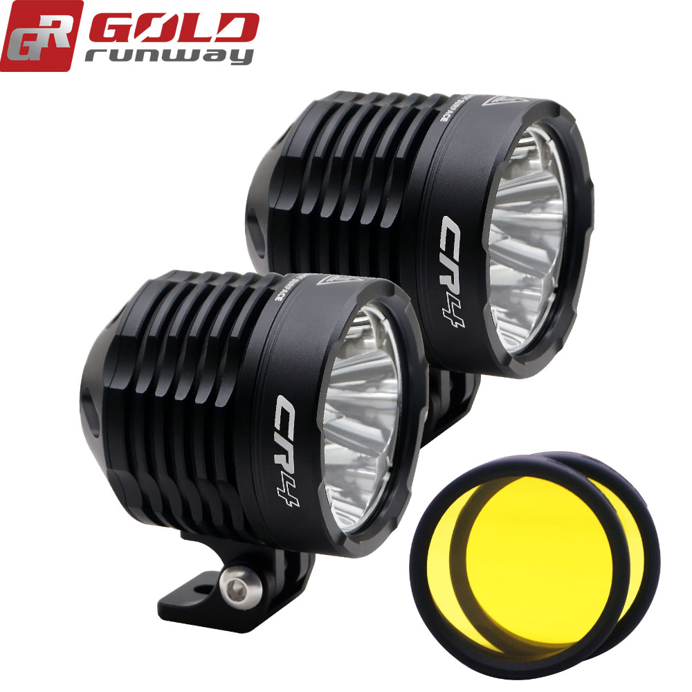 GOLDRUNWAY GR-CR4 35W 3800lm led spot beam Motorcycle LED Headlight