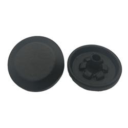 black Round shaped custom fashion brand raised shank personalized dome button