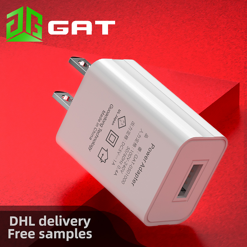 5V 1A Japan standard PSE certified Smart phone charger JP USB port charger portable fashion design wall charger