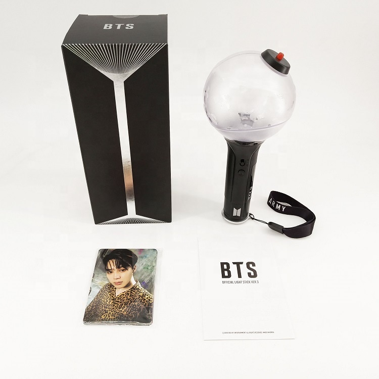 BTS Merch Army Bomb Ring Light,Kpop Concert Light Stick Cheering Light