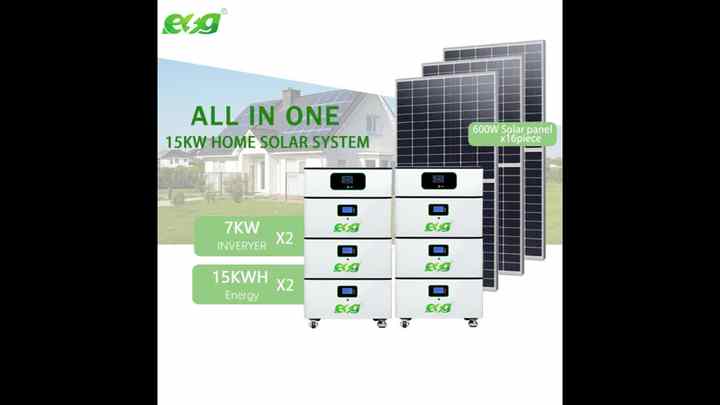 ESG 5kW Off-Grid Solar Energy System with Lithium Ion Battery MPPT ...
