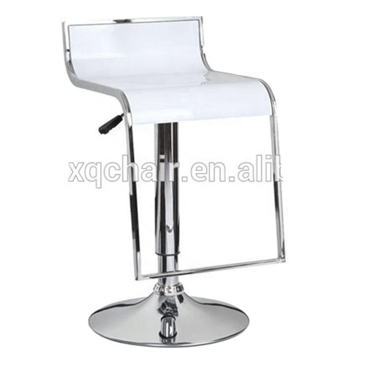 Сиденье и спинка из ПВХ регулируемая высота поворотный барный табурет (XQ-732)