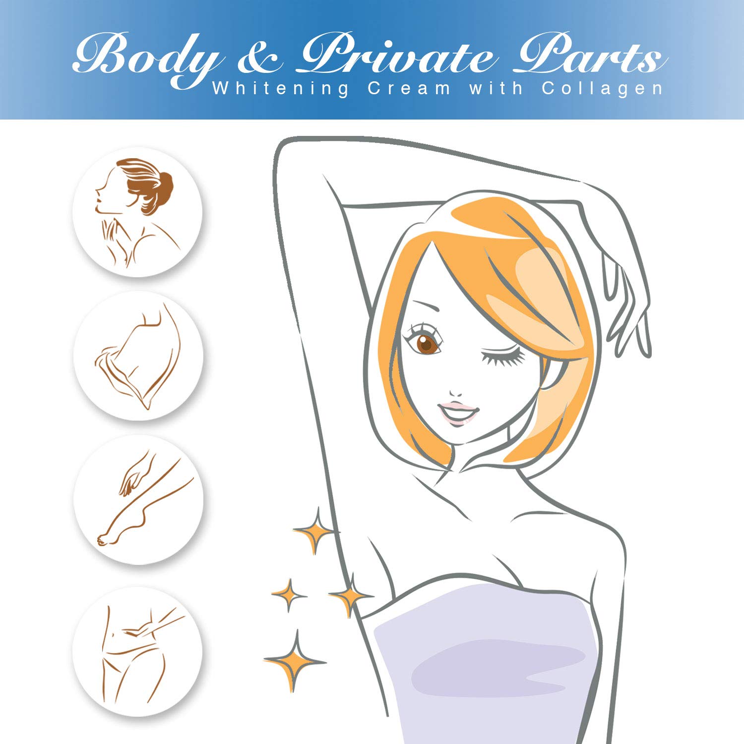 OEM Cosmetic Factory Wholesale Skin Care Underarm Whitening Cream